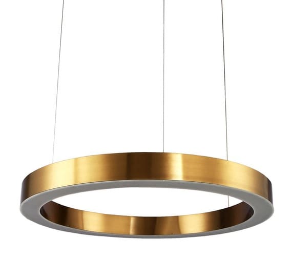 Messing LED hanglamp Circle