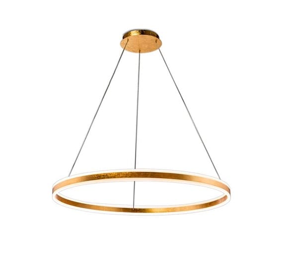 Gouden LED hanglamp Helia