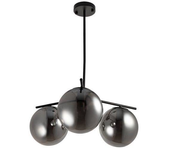 Rookglas hanglamp Venus 3