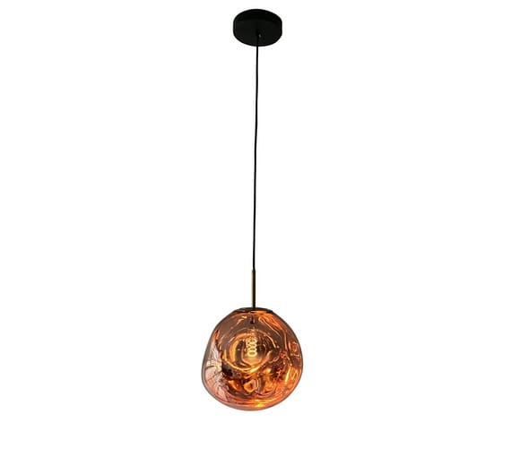 Glazen hanglamp Dino Egg