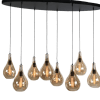 Glazen hanglamp Ovalia