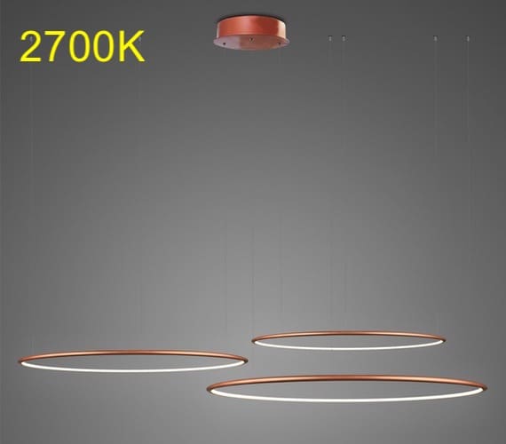 LED Ring No3 Horizon Copper