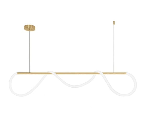 Hanglamp LED Swirl Gold