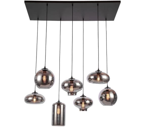 Glazen hanglamp Smoke Lights 7