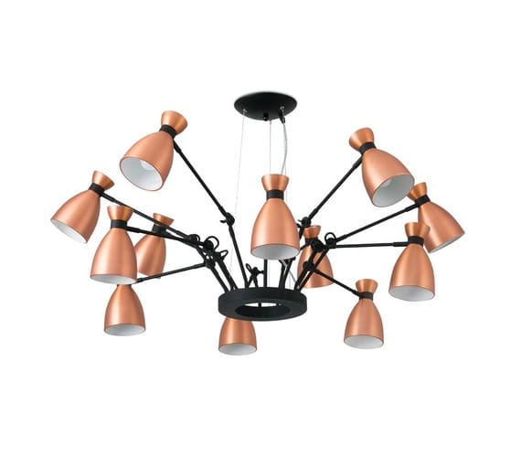 Faro Retro 12 copper hanglamp