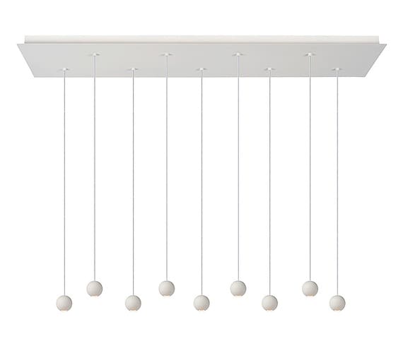 Design hanglamp Balls 9 Wit