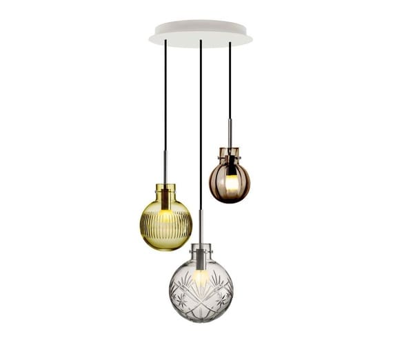 Glazen hanglamp Amber 3