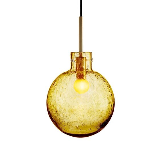 Glazen hanglamp Soda Yellow