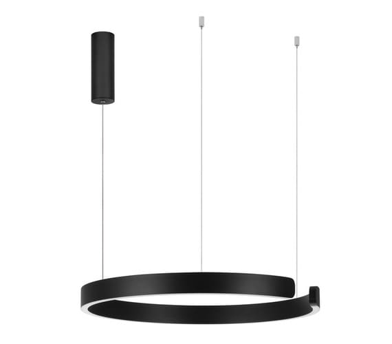 LED Ring Lamp Selby Black