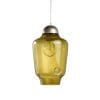 Glazen hanglamp Bee Olive