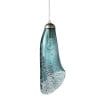 Glazen lamp Horn Turquoise