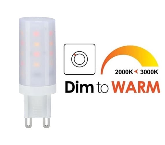 G9 LED Dim to Warm