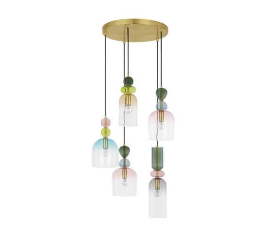 Glazen hanglamp Murano 5