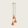 Hanglamp Boudelaire Red Triple