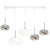Hanglamp Galet L5 Chrome Clear