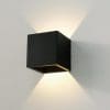 Wandlamp Cube Zwart