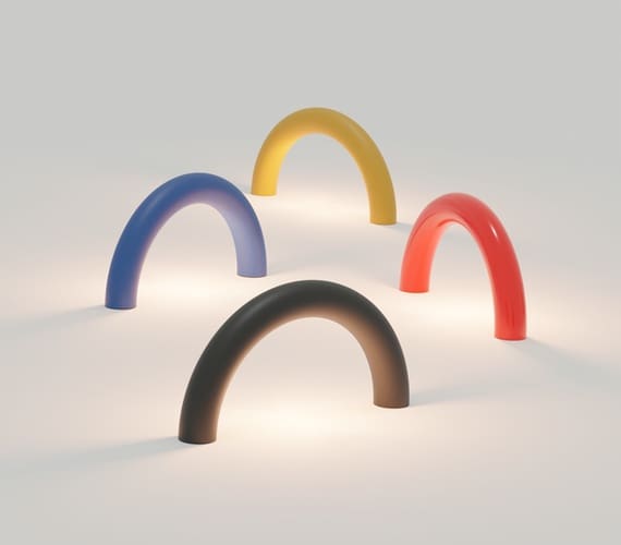 Portable lamp Rainbow